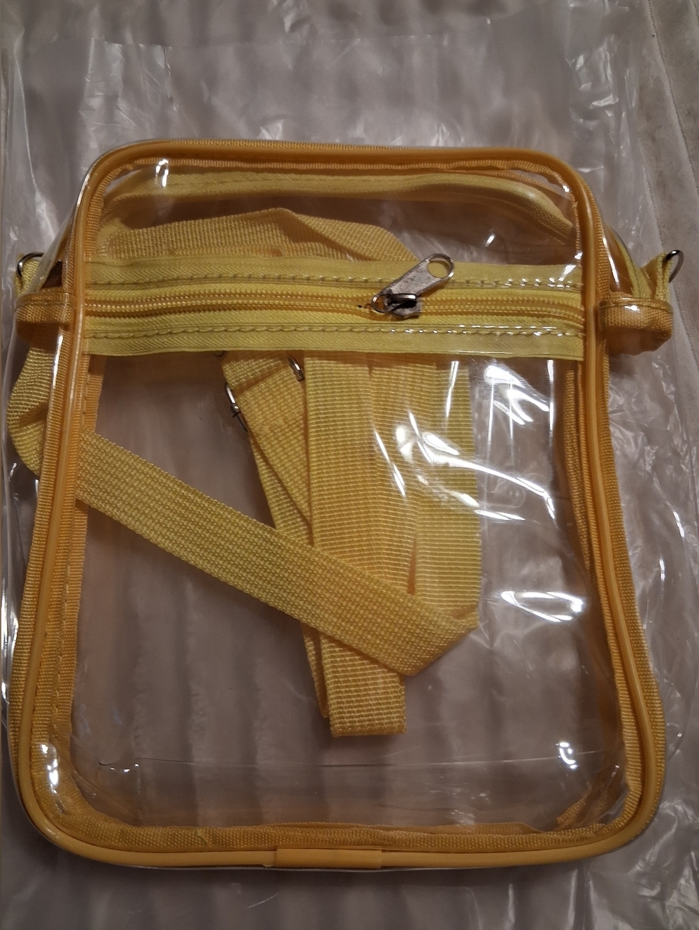 PVC Messenger Crossbody Bag - Picture 2 of 4